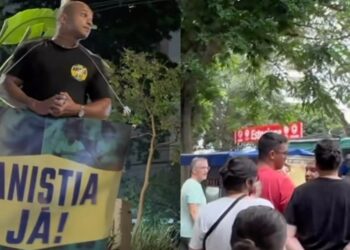 Ex-deputado Douglas Garcia é agredido por militantes na PUC-SP após defender anistia; veja vídeo