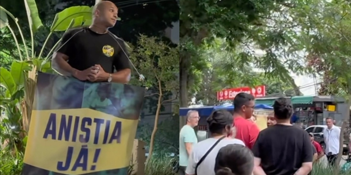 Ex-deputado Douglas Garcia é agredido por militantes na PUC-SP após defender anistia; veja vídeo