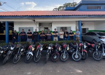 Polícia recupera em Coari 24 motocicletas roubadas em Manaus