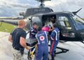 Homem com crise grave de apendicite é resgatado de helicóptero no interior do Amazonas
