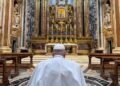 Papa visita Basílica de Santa Maria antes da Semana Santa