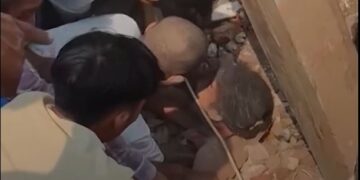 Cinco dias após terremoto em Mianmar, homens são resgatados com vida dos escombros