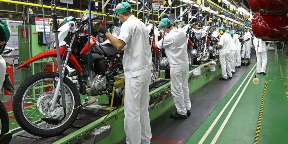 Produção de motos é a melhor em 13 anos