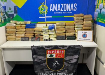 PMAM apreende 84 tabletes de drogas em embarcações e causa prejuízo de R$ 2,4 milhões ao crime no AM