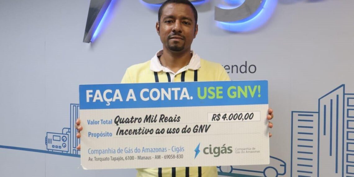 Campanha ‘Faça a Conta. Use GNV’ já beneficiou 226 motoristas com bônus de até R$ 4 mil no Amazonas