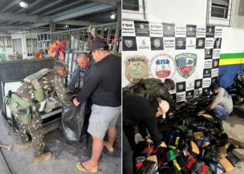 Operação Ágata apreende 226 kg de drogas no porto de Benjamin Constant, no AM
