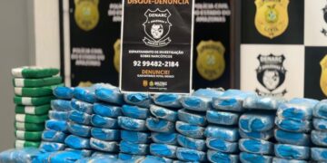 Operação do Denarc em Manaus resulta na prisão de dupla e apreensão de mais de 200kg de cocaína