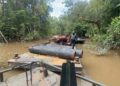 Operação Ágata inutiliza 10 dragas de garimpo ilegal na Amazônia