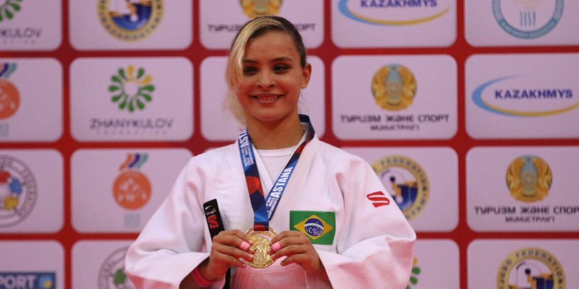 Brasil estreia com ouro e prata no Mundial de Judô Paralímpico no Cazaquistão