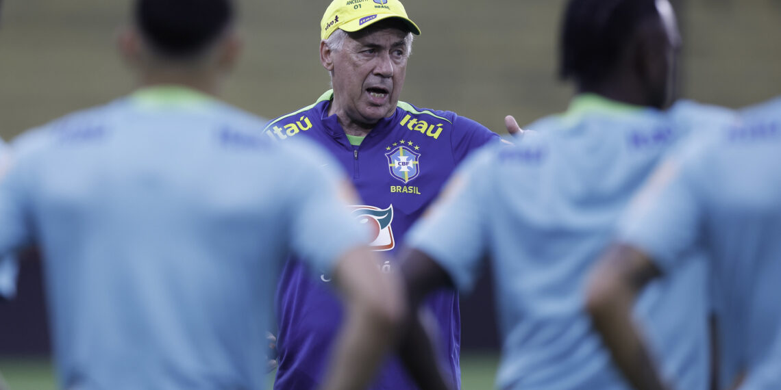 Ancelotti estreia no comando da Seleção em duelo contra o Equador pelas Eliminatórias