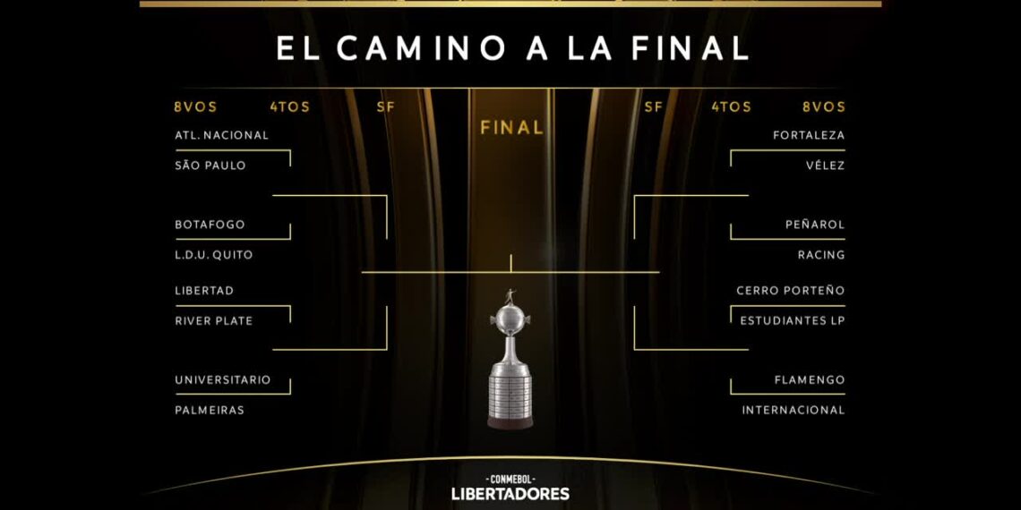 Libertadores define confrontos das oitavas; Flamengo pega Inter e São Paulo encara Atlético Nacional