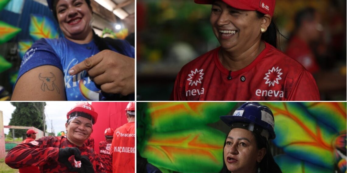 As mulheres nos bastidores de Caprichoso e Garantido