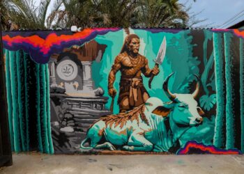 Projeto Parintins Galeria Cidade Aberta transforma muros em arte para o Festival de 2025