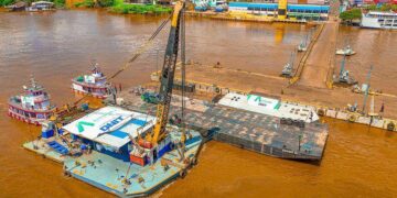 Porto de Parintins (AM) recebe novos módulos flutuantes e reforça operações no Festival Folclórico