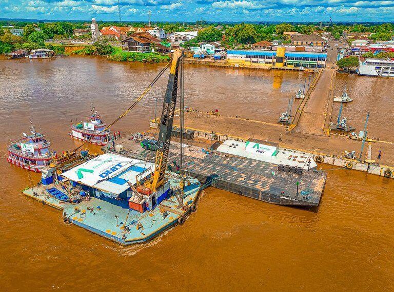 Porto de Parintins (AM) recebe novos módulos flutuantes e reforça operações no Festival Folclórico