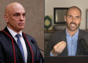 Alexandre de Moraes bloqueia contas e salário de Eduardo Bolsonaro