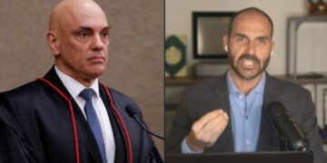 Alexandre de Moraes bloqueia contas e salário de Eduardo Bolsonaro