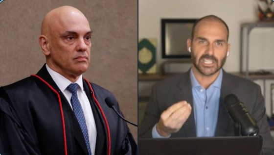 Alexandre de Moraes bloqueia contas e salário de Eduardo Bolsonaro