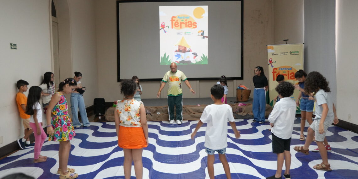 Festival de Férias movimenta o Palacete Provincial com oficinas, teatro e lendas amazônicas