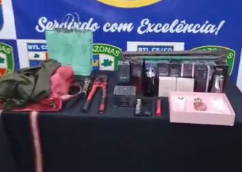 PM frustra assalto a loja de perfumes e prende três suspeitos em Manaus