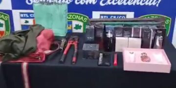 PM frustra assalto a loja de perfumes e prende três suspeitos em Manaus