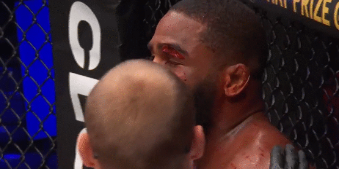 Joelhada brutal causa corte profundo e encerra luta na PFL 8 nos EUA