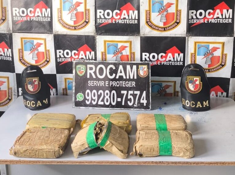 Rocam apreende seis tabletes de maconha em operação na zona norte de Manaus