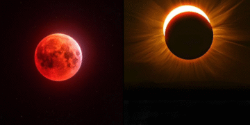 Eclipse lunar total mais longo desde 2022 acontece neste domingo