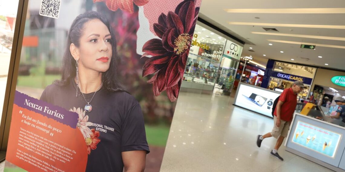 Exposição “Sem Medo de Viver” da Defensoria Pública chega ao shopping Grande Circular