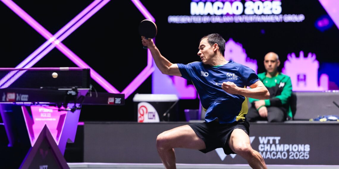 Calderano perde na final do WTT de Macau, mas sobe para 3º no ranking mundial