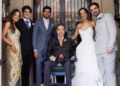 Faustão participa do casamento da filha Lara Silva em cadeira de rodas após transplantes