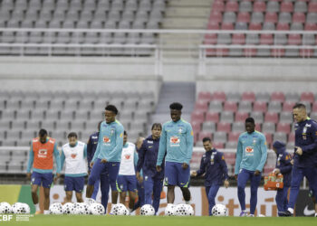 Brasil inicia preparação na Coreia com Vinícius Júnior e Rodrygo disputando vaga no ataque