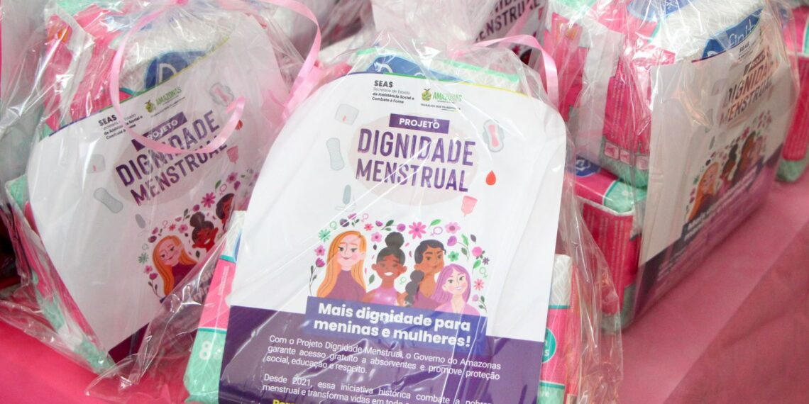 Secretaria inicia distribuição de absorventes para meninas e mulheres em situação de vulnerabilidade social em Manaus
