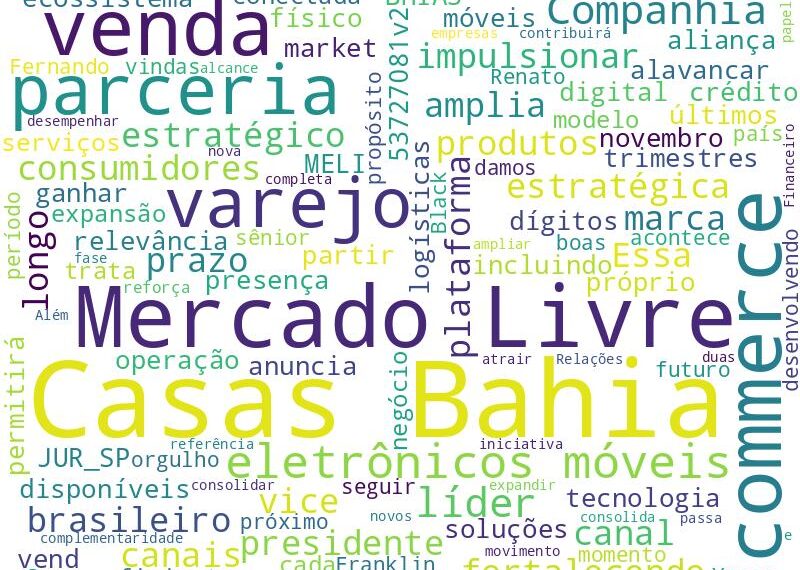 Casas Bahia firma parceria com Mercado Livre para ampliar presença no e-commerce