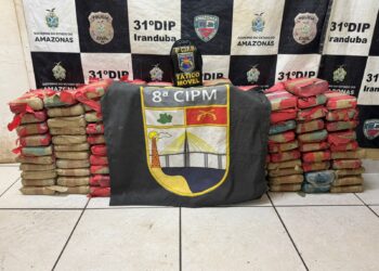 Polícia Militar apreende 112 tabletes de maconha em embarcação abandonada em Iranduba