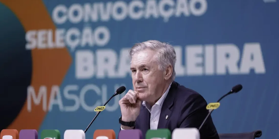 Ancelotti convoca Brasil com Luciano Juba como novidade e Vitor Roque de volta à equipe