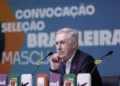 Ancelotti convoca Brasil com Luciano Juba como novidade e Vitor Roque de volta à equipe