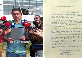 Bolsonaro indica Flávio Bolsonaro como pré-candidato à Presidência em 2026