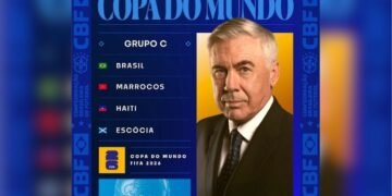 Brasil cai no Grupo C da Copa e estreia contra Marrocos