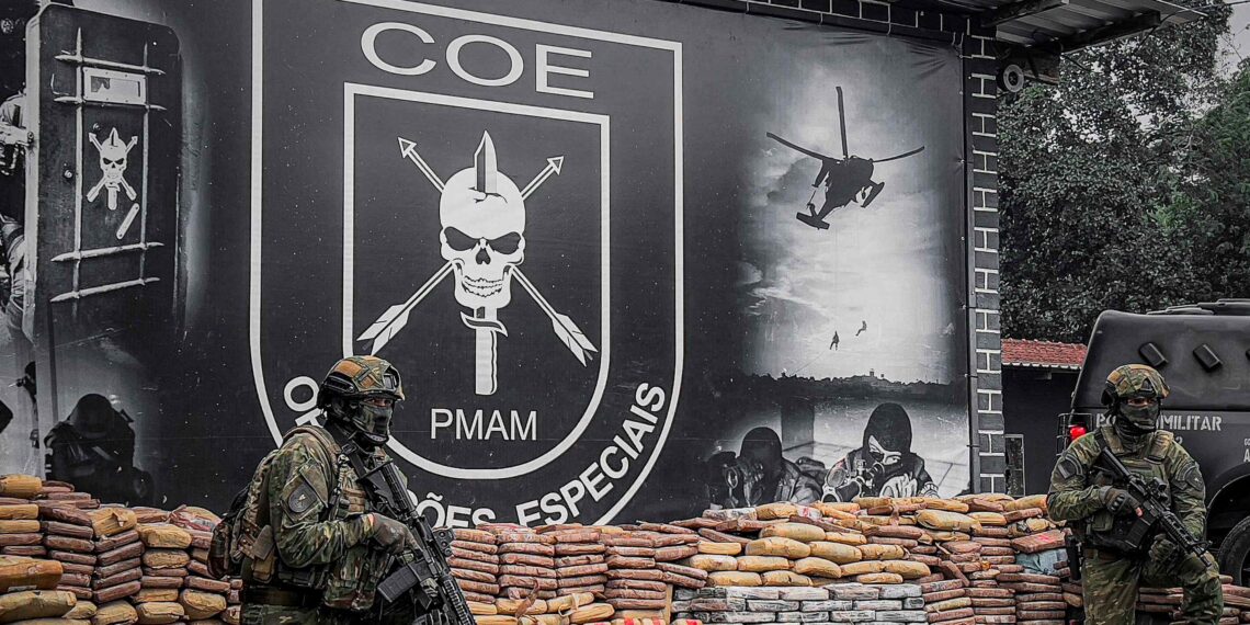 PMAM apreende 28 toneladas de drogas em 2025 e registra maior marca da história
