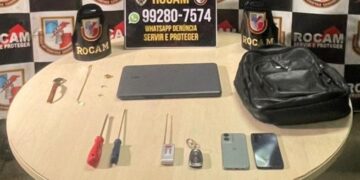 Rocam prende trio suspeito de furtos a veículos com uso do “Chapolin” em Manaus