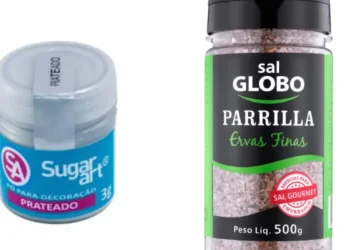 Anvisa proíbe venda de pó para decoração de bolos e lote de sal grosso; veja marcas
