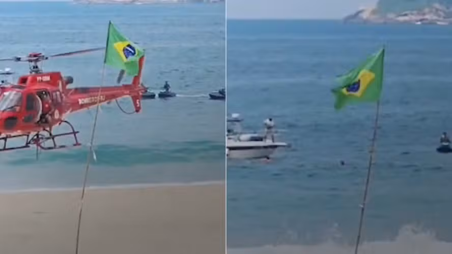 Queda de asa-delta deixa um morto e uma mulher em estado grave na Praia de São Conrado