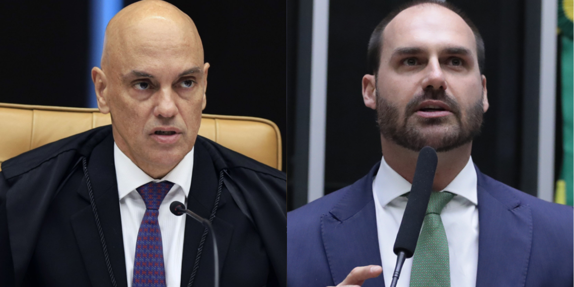 Eduardo Bolsonaro será interrogado por Moraes em abril; ex-parlamentar segue nos EUA