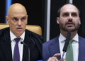 Eduardo Bolsonaro será interrogado por Moraes em abril; ex-parlamentar segue nos EUA