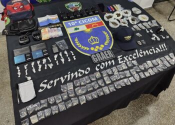 PM usa drones e prende sete suspeitos em “QG” do tráfico monitorado por rádio