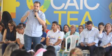 Roberto Cidade e Wilson Lima entregam novo CAIC TEA para fortalecer atendimento autista em Manaus