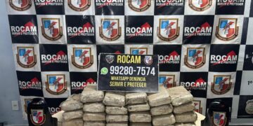 Rocam descobre ‘depósito subterrâneo’ e apreende 25 tabletes de maconha no Japiim