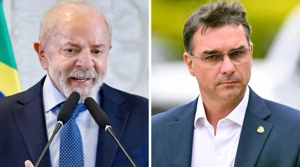 Flávio Bolsonaro lidera com 40% e desaprovação de Lula chega a 56% no estado