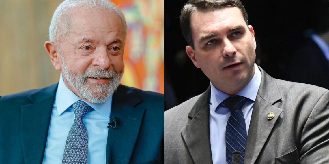 Lula lidera com 42,7% e Flávio Bolsonaro tem 35,6%, diz Futura/Apex